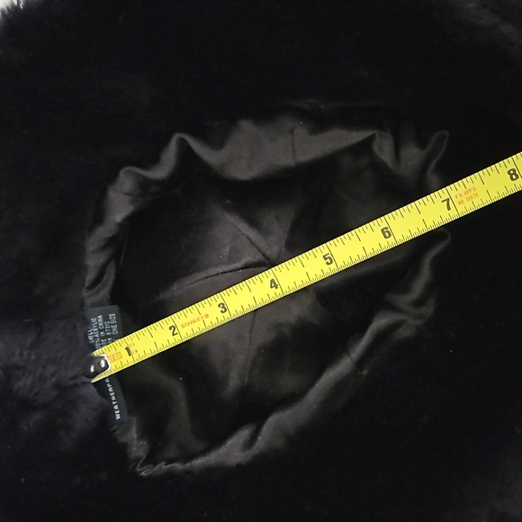 WEATHERPROOF Woman's Faux Fur Winter Hat One Size Black - Picture 4 of 6